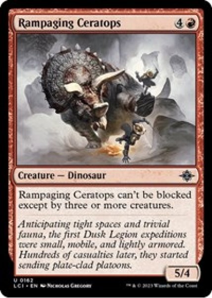 Rampaging Ceratops Foil