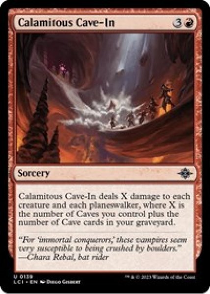 Calamitous Cave-In Foil