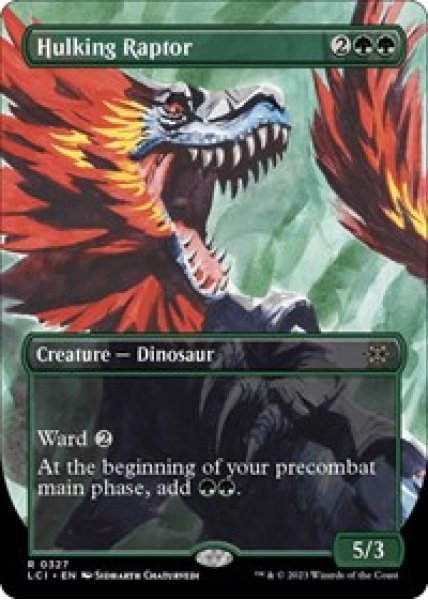 Hulking Raptor (Borderless) Foil