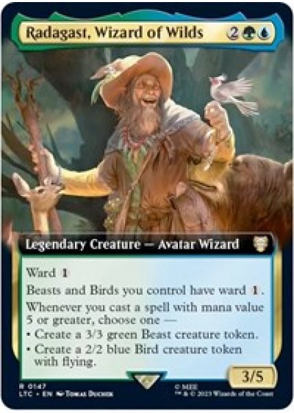 Radagast, Wizard of Wilds (Extended Art)