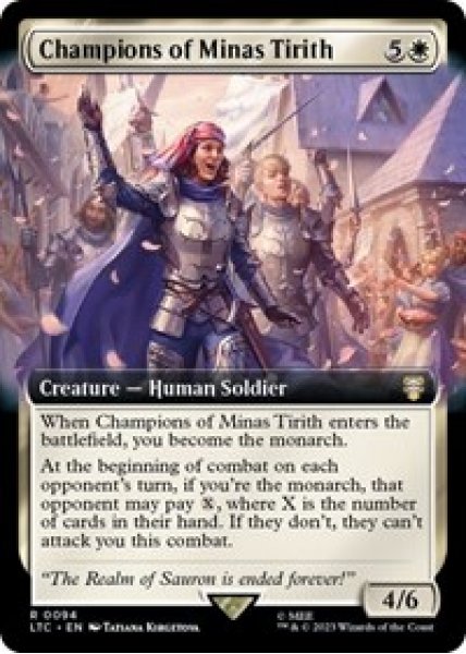 Champions of Minas Tirith (Extended Art) - Foil