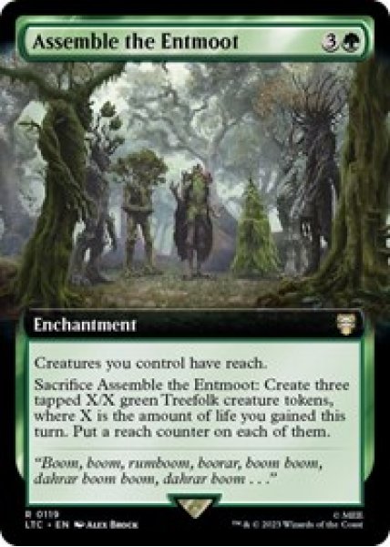 Assemble the Entmoot (Extended Art) - Foil