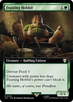 Feasting Hobbit (Extended Art)