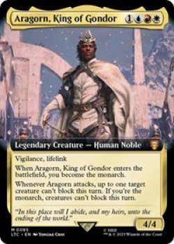 Aragorn, King of Gondor (Extended Art) - Foil