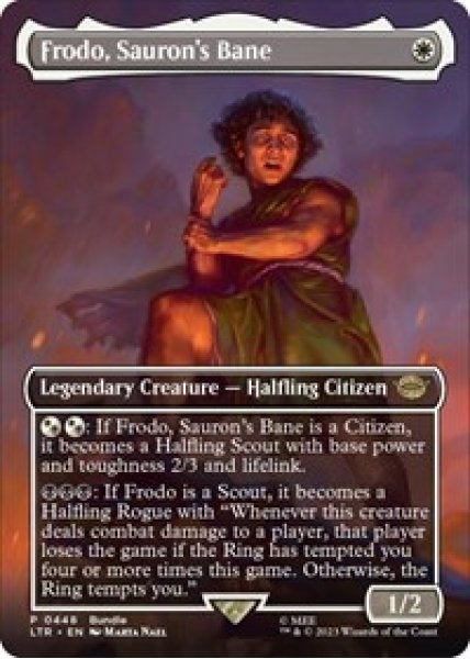 Frodo, Sauron's Bane (Borderless) - Foil