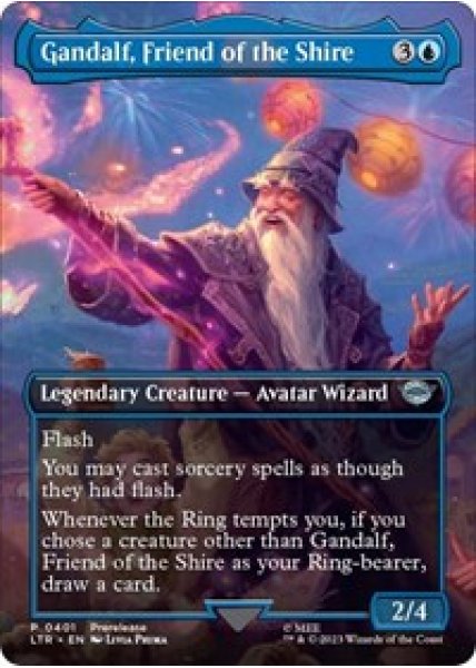 Gandalf, Friend of the Shire (Borderless) Foil