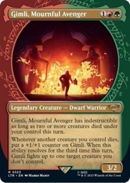 Gimli, Mournful Avenger (Showcase) - Foil