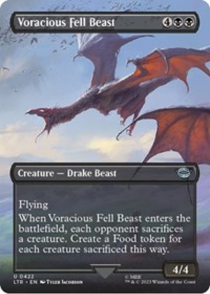 Voracious Fell Beast (Borderless) - Foil