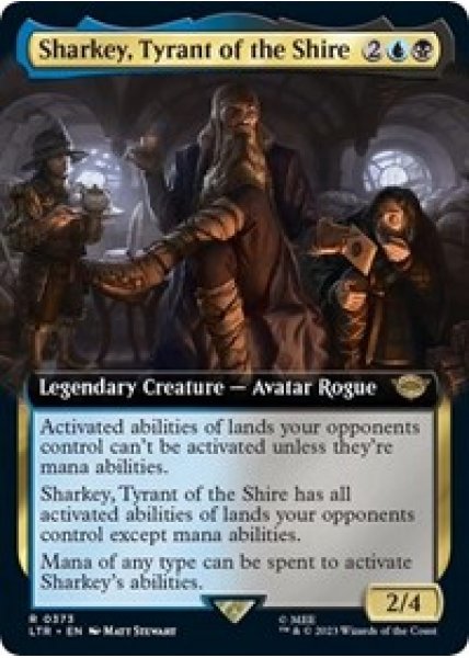 Sharkey, Tyrant of the Shire (Extended Art) - Foil