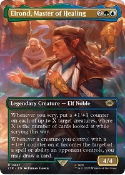 Elrond, Master of Healing (Borderless) - Foil