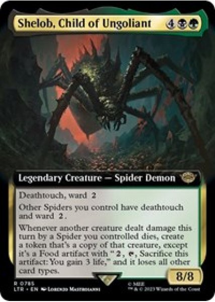 Shelob, Child of Ungoliant (Extended Art) (Surge Foil) - Foil