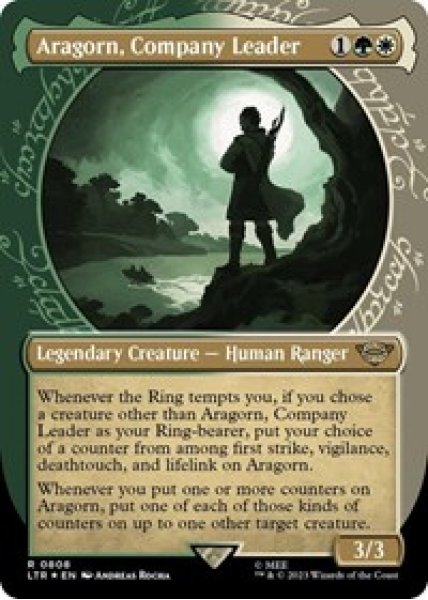 Aragorn, Company Leader (Showcase) (Surge Foil) Foil