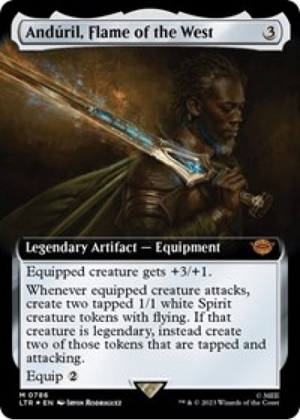 Anduril, Flame of the West (Extended Art) (Surge Foil) Foil