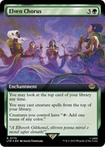 Elven Chorus (Extended Art) (Surge Foil) Foil