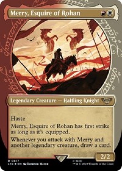 Merry, Esquire of Rohan (Showcase) (Surge Foil) Foil