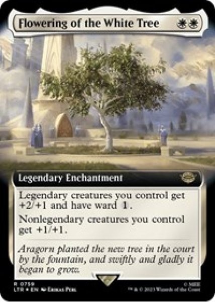 Flowering of the White Tree (Extended Art) (Surge Foil) Foil