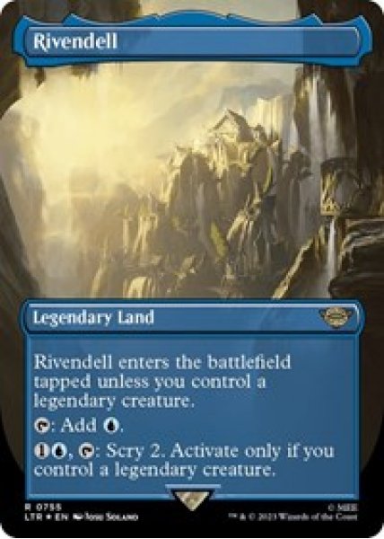 Rivendell (Borderless) (Surge Foil) Foil