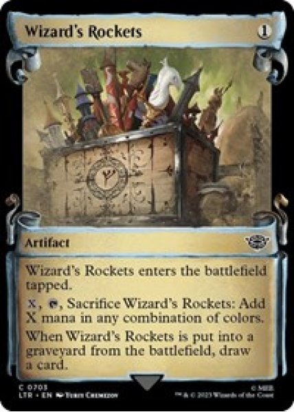 Wizard's Rockets (Showcase Scrolls) Foil