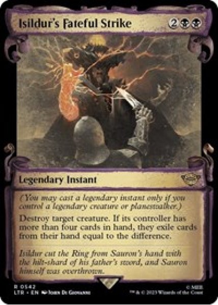 Isildur's Fateful Strike (Showcase Scrolls) Foil