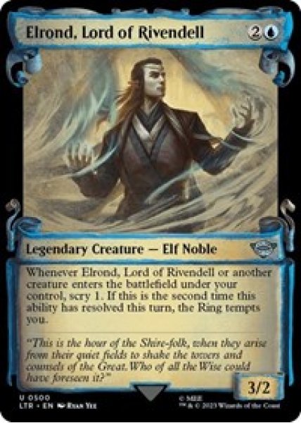 Elrond, Lord of Rivendell (Showcase Scrolls) Foil