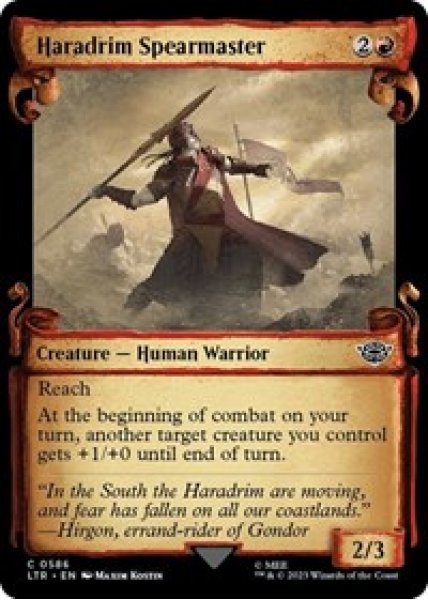 Haradrim Spearmaster (Showcase Scrolls) Foil