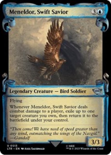 Meneldor, Swift Savior (Showcase Scrolls) Foil