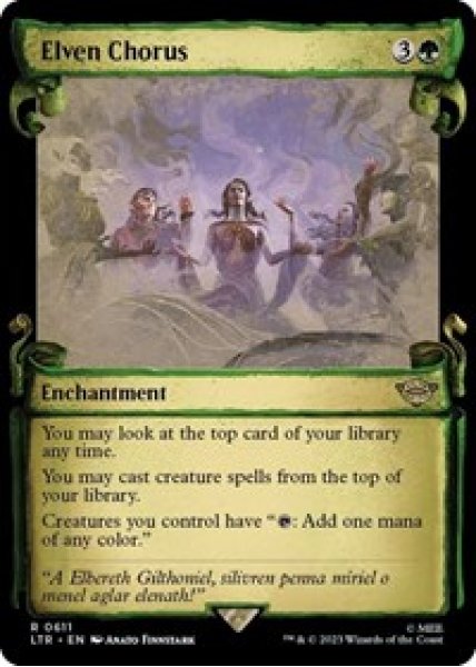 Elven Chorus (Showcase Scrolls) Foil