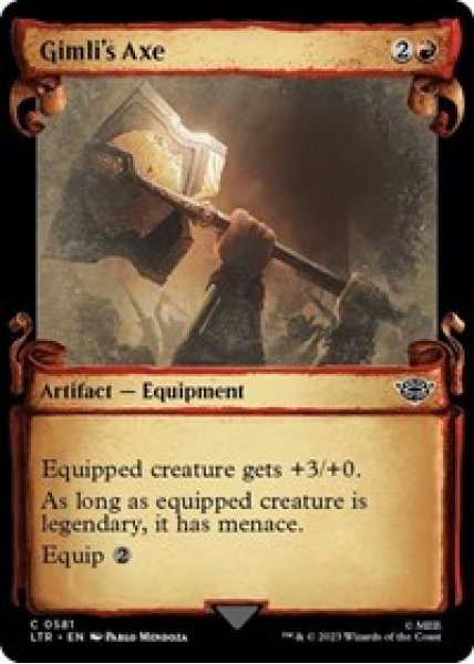 Gimli's Axe (Showcase Scrolls) Foil