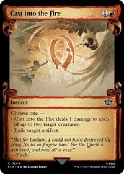 Cast into the Fire (Showcase Scrolls) Foil