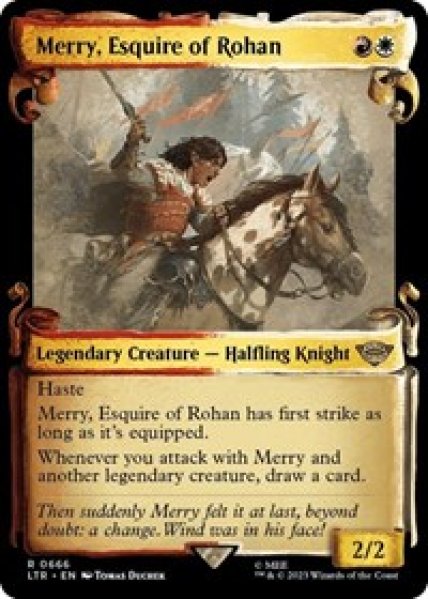 Merry, Esquire of Rohan (Showcase Scrolls) Foil