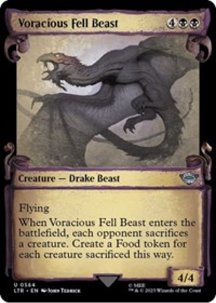 Voracious Fell Beast (Showcase Scrolls) Foil