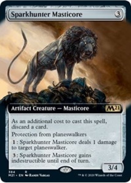 Sparkhunter Masticore (Extended Art) - Foil