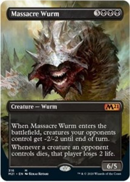 Massacre Wurm (Alternate Art)