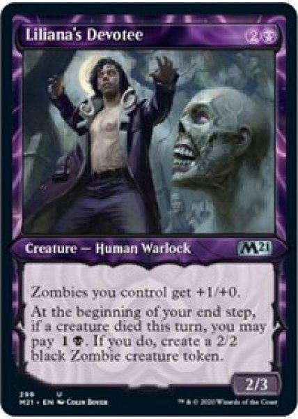 Liliana's Devotee (Showcase) - Foil