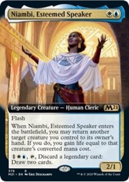 Niambi, Esteemed Speaker (Extended Art) - Foil