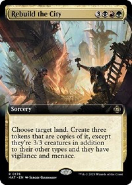 Rebuild the City (Extended Art) - Foil