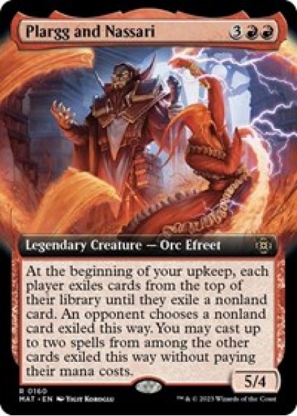 Plargg and Nassari (Extended Art) - Foil