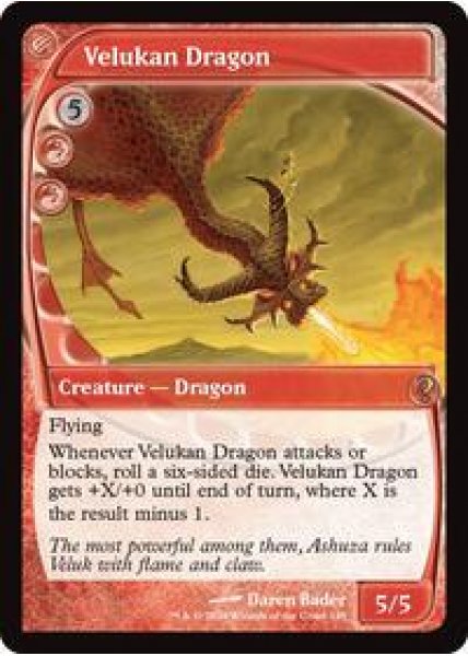 Velukan Dragon (Future Sight) - Foil