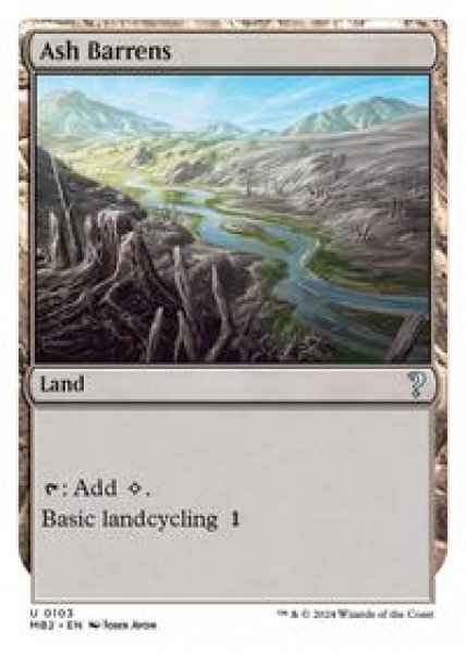 Ash Barrens (White Border)