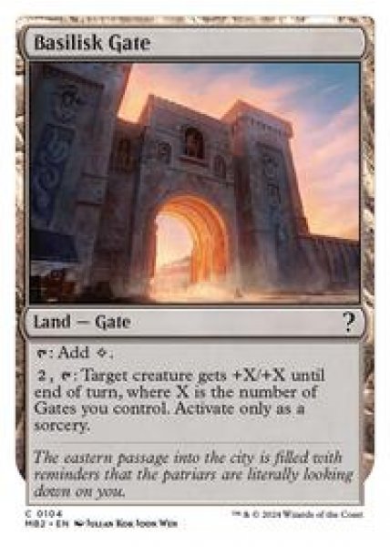 Basilisk Gate (White Border)