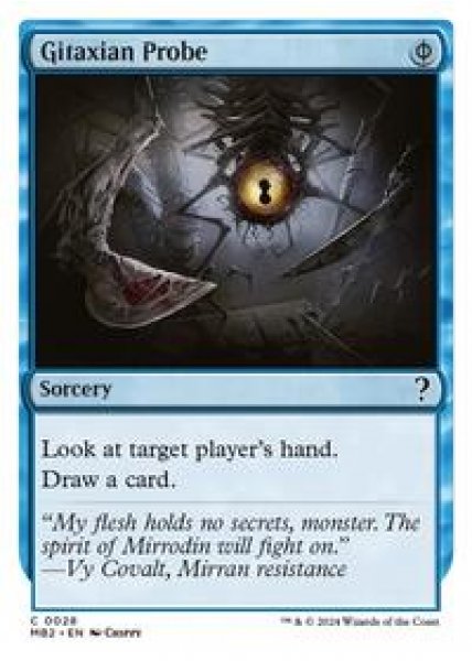 Gitaxian Probe (White Border)