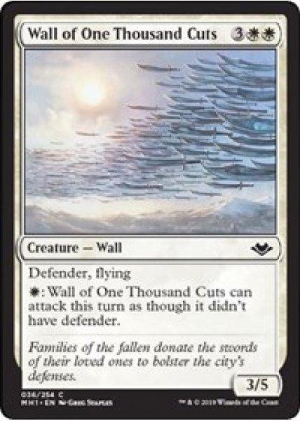 Wall of One Thousand Cuts - Foil