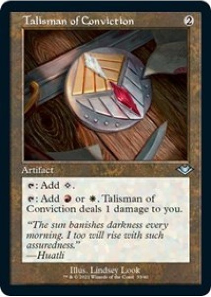 Talisman of Conviction (Retro Frame) - Foil