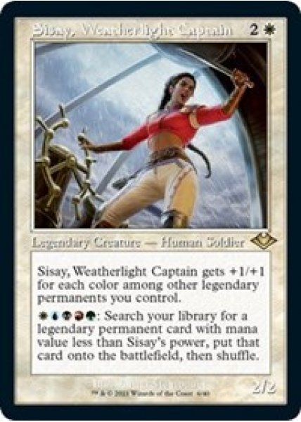 Sisay, Weatherlight Captain (Retro Frame) - Foil