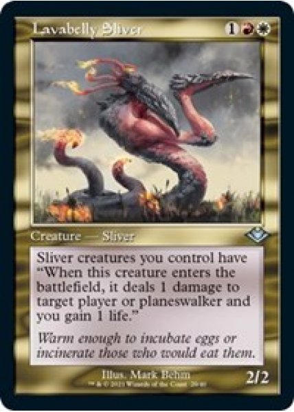 Lavabelly Sliver (Retro Frame) - Foil