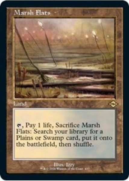 Marsh Flats (Retro Frame) - Foil