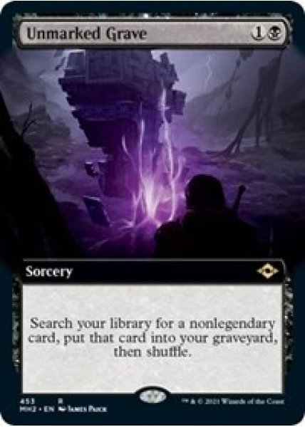 Unmarked Grave (Extended Art) - Foil