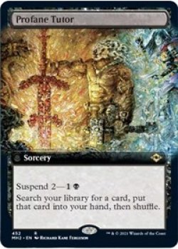 Profane Tutor (Extended Art) - Foil