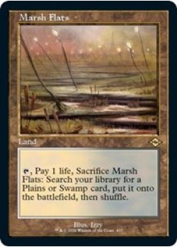 Marsh Flats (Retro Frame) (Foil Etched) - Foil