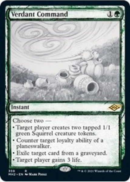 Verdant Command (Showcase) - Foil